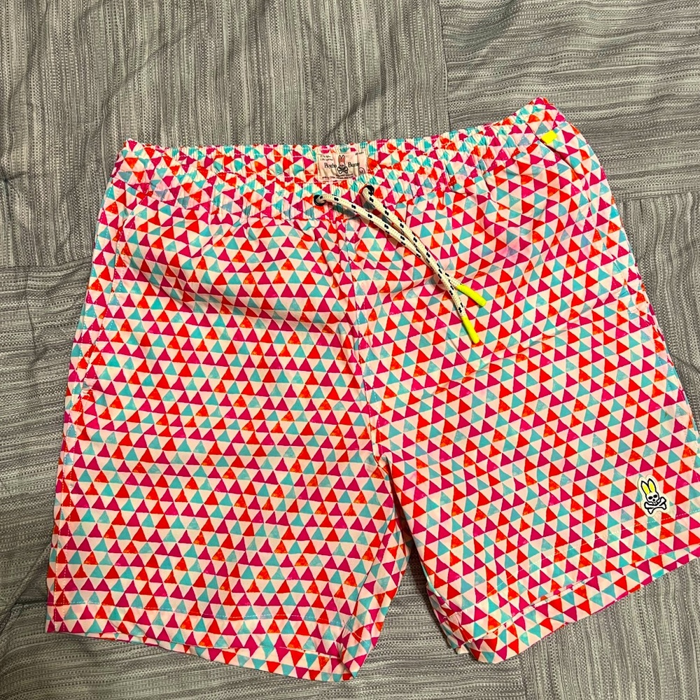 Psycho Bunny Swim Shorts (6”-7” Inseam estimate)